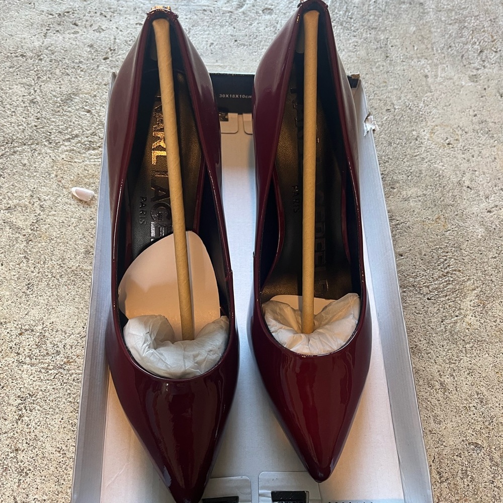 Karl Lagerfeld Deep Red Heels